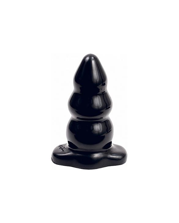 PLUG ANAL CON ONDULACIONES GRANDE NEGRO PLUG ANAL CON ONDULACIONES GRANDE NEGRO