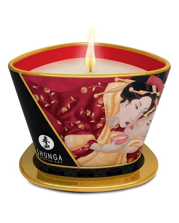 SHUNGA VELA DE MASAJE FRESA 170 ML