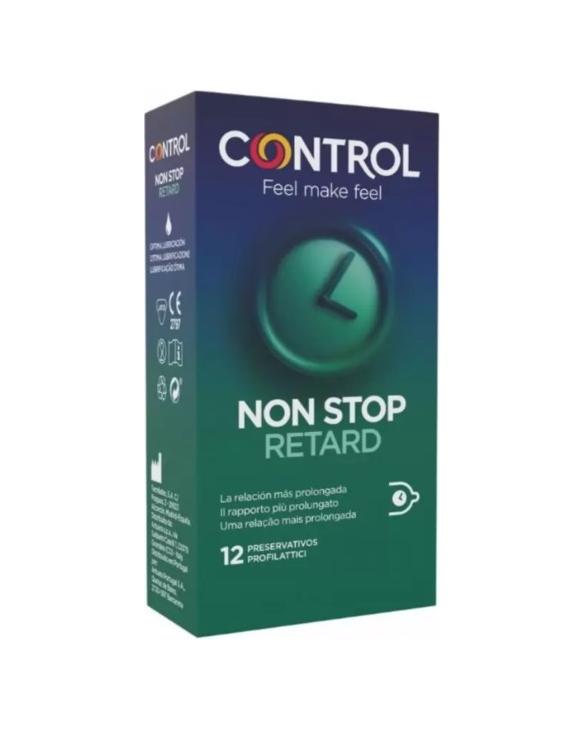 CONTROL PRESERVATIVOS NON STOP RETARD 12UDS