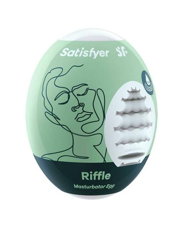 SATISFYER MASTURBADOR EGG SINGLE RIFFLE