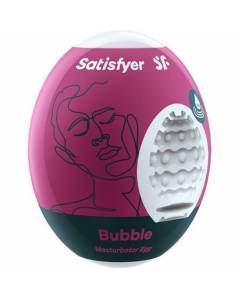 SATISFYER MASTURBADOR EGG SINGLE BUBBLE