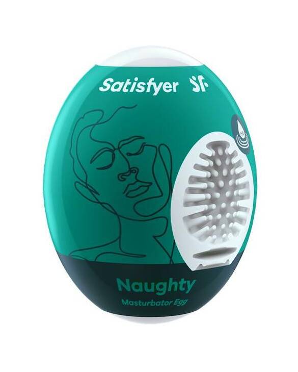 SATISFYER MASTURBADOR EGG SINGLE NAUGHTY