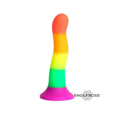Dildox By Engily Ross Dildo Color Arcoiris 18 Cm