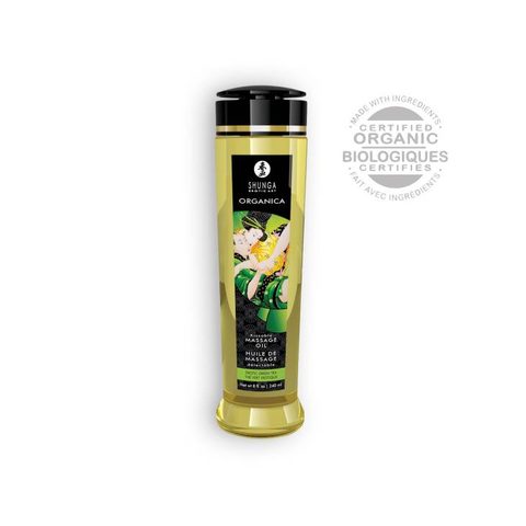 Aceite de Masaje Sensual Organica – Té Verde y Ylang Ylang (240ml)